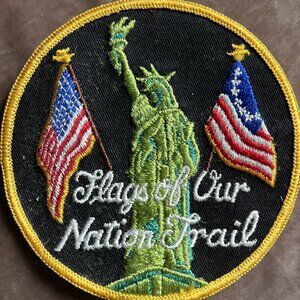 Flags of our Nation Trail Statue of Liberty BSA Trail Patch